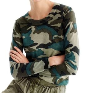 INC International Concepts | Khaki Camo Knit Long Sleeve Sweater Size Medium
